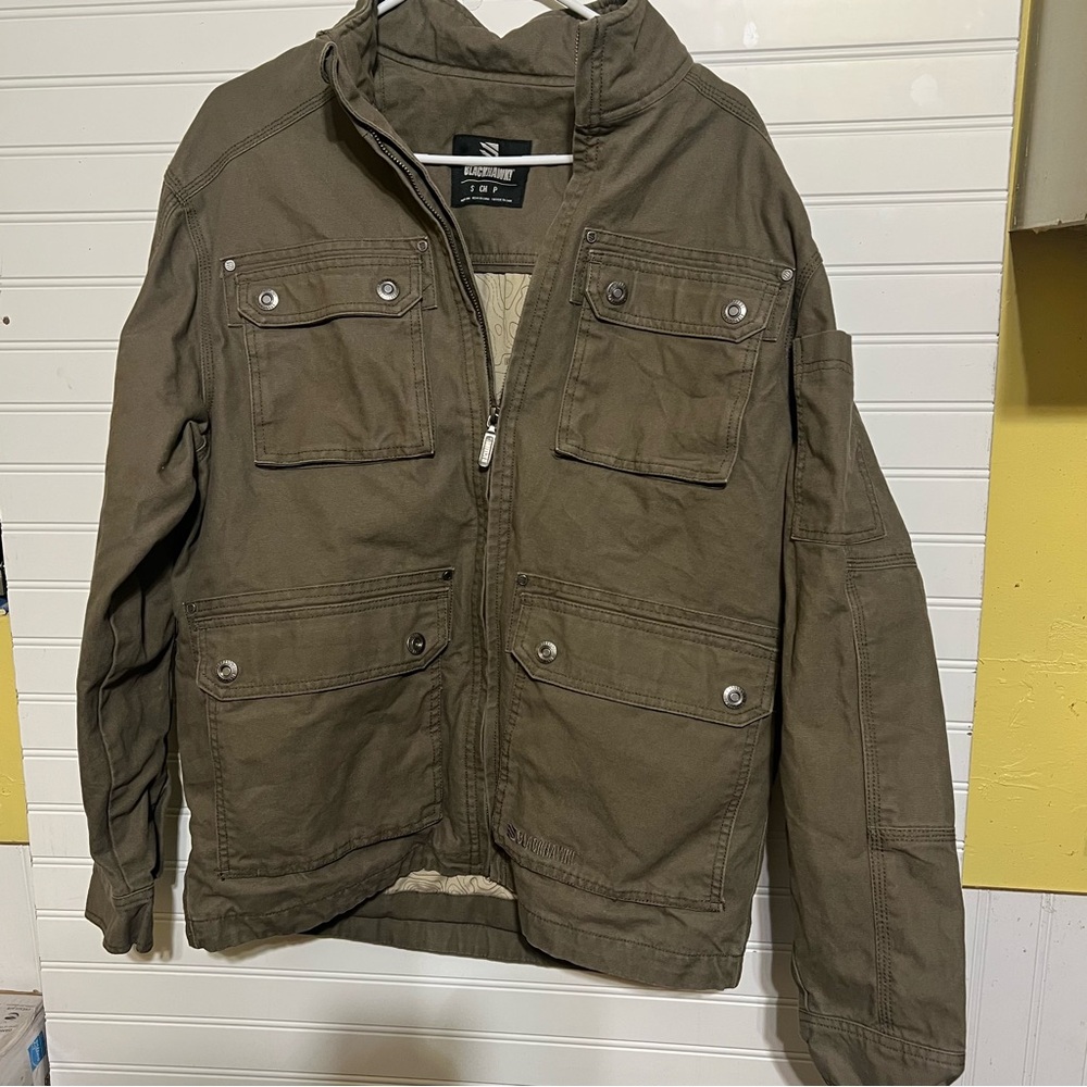 Blackhawk! Canvas Military Field Jacket in Fatigue for Concealed Carrying Size S